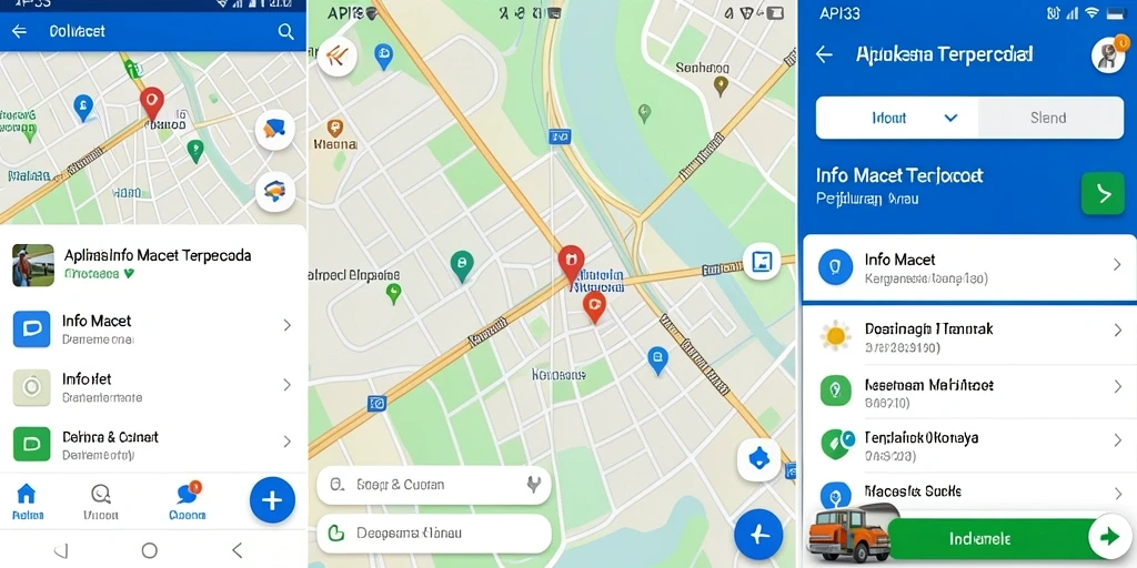 Tampilan antarmuka API33 yang jelas untuk informasi kemacetan.