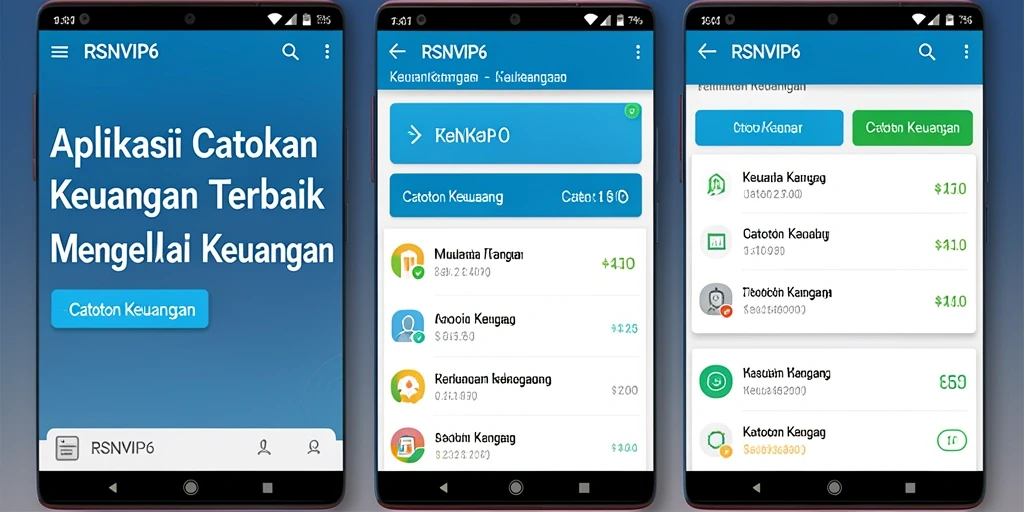 Antarmuka RSNVIP6 yang intuitif untuk Catatan Keuangan Anda.