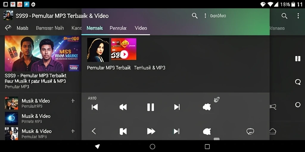 Tampilan antarmuka S9S9 yang modern dan intuitif.