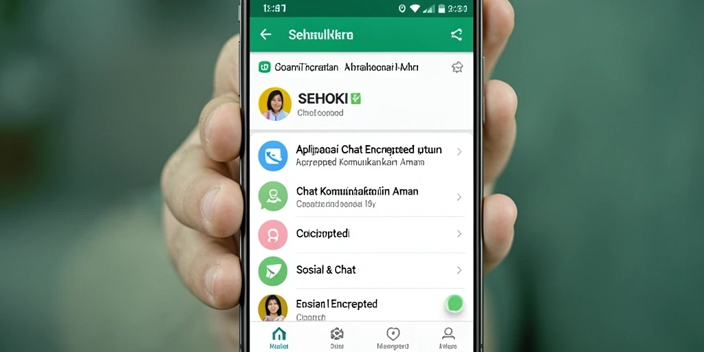 Tampilan antarmuka pengguna SEHOKI yang modern dan ramah.